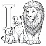 Lions with Letter L 🦁🔠